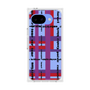 プレミアムスクエアケース［ LANVIN en Bleu - Plaid ］