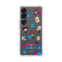 プレミアムスクエアケース［ アンデッドアンラック - ミニキャラ - 総柄 ］