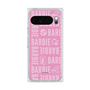 プレミアムスクエアケース［ Barbie - ロゴパターン3 ］