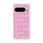 プレミアムスクエアケース［ Barbie - ロゴパターン3 ］