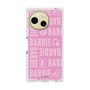 プレミアムスクエアケース［ Barbie - ロゴパターン3 ］