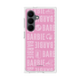 プレミアムスクエアケース［ Barbie - ロゴパターン3 ］