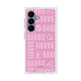プレミアムスクエアケース［ Barbie - ロゴパターン3 ］