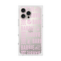 プレミアムスクエアケース［ Barbie - ロゴパターン3 - クリア ］