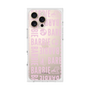 プレミアムスクエアケース［ Barbie - ロゴパターン3 - クリア ］