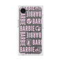 プレミアムスクエアケース［ Barbie - ロゴパターン3 - クリア ］