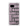 プレミアムスクエアケース［ Barbie - ロゴパターン3 - クリア ］