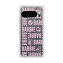 プレミアムスクエアケース［ Barbie - ロゴパターン3 - クリア ］