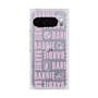 プレミアムスクエアケース［ Barbie - ロゴパターン3 - クリア ］
