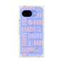 プレミアムスクエアケース［ Barbie - ロゴパターン3 - クリア ］