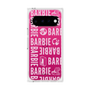 プレミアムスクエアケース［ Barbie - ロゴパターン3 - クリア ］