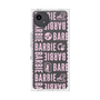 プレミアムスクエアケース［ Barbie - ロゴパターン3 - クリア ］
