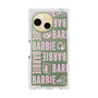 プレミアムスクエアケース［ Barbie - ロゴパターン3 - クリア ］