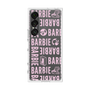 プレミアムスクエアケース［ Barbie - ロゴパターン3 - クリア ］