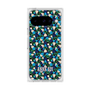プレミアムスクエアケース［ ANNA SUI - HEARTS VINE - BLUE ］