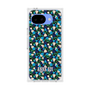 プレミアムスクエアケース［ ANNA SUI - HEARTS VINE - BLUE ］