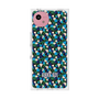 プレミアムスクエアケース［ ANNA SUI - HEARTS VINE - BLUE ］