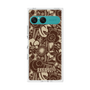 プレミアムスクエアケース［ ANNA SUI - STITCHED FLORAL ］