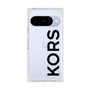 プレミアムスクエアケース［ MICHAEL KORS - Logo - Black ］