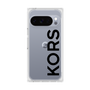 プレミアムスクエアケース［ MICHAEL KORS - Logo - Black ］