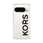 プレミアムスクエアケース［ MICHAEL KORS - Logo - Black ］