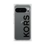 プレミアムスクエアケース［ MICHAEL KORS - Logo - Black ］