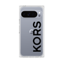 プレミアムスクエアケース［ MICHAEL KORS - Logo - Black ］