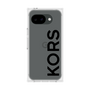 プレミアムスクエアケース［ MICHAEL KORS - Logo - Black ］