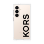 プレミアムスクエアケース［ MICHAEL KORS - Logo - Black ］