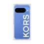 プレミアムスクエアケース［ MICHAEL KORS - Logo - White ］