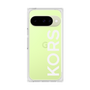 プレミアムスクエアケース［ MICHAEL KORS - Logo - White ］