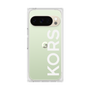 プレミアムスクエアケース［ MICHAEL KORS - Logo - White ］