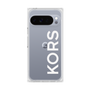 プレミアムスクエアケース［ MICHAEL KORS - Logo - White ］