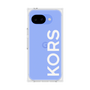 プレミアムスクエアケース［ MICHAEL KORS - Logo - White ］