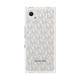 プレミアムスクエアケース［ MICHAEL KORS - Signiture - Clear Black ］