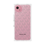 プレミアムスクエアケース［ MICHAEL KORS - Signiture - Clear Black ］