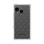 プレミアムスクエアケース［ MICHAEL KORS - Signiture - Clear Black ］