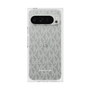 プレミアムスクエアケース［ MICHAEL KORS - Signiture - Clear White ］