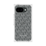 プレミアムスクエアケース［ MICHAEL KORS - Signiture - Clear White ］
