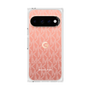 プレミアムスクエアケース［ MICHAEL KORS - Signiture - Clear White ］