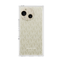 プレミアムスクエアケース［ MICHAEL KORS - Signiture - Clear White ］
