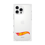 プレミアムスクエアケース［ Hot Wheels™ - ロゴ - クリア ］