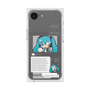 プレミアムスクエアケース［ しろたん×初音ミク - 初音ミク - インフォグラフィック ］