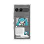 プレミアムスクエアケース［ しろたん×初音ミク - 初音ミク - インフォグラフィック ］