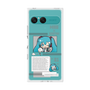 プレミアムスクエアケース［ しろたん×初音ミク - 初音ミク - インフォグラフィック ］