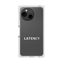 プレミアムスクエアケース［ LATENCY - Logotype - Clear ］