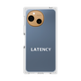 プレミアムスクエアケース［ LATENCY - Logotype - Clear ］