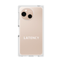 プレミアムスクエアケース［ LATENCY - Logotype - Clear ］