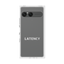 プレミアムスクエアケース［ LATENCY - Logotype - Clear ］