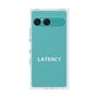 プレミアムスクエアケース［ LATENCY - Logotype - Clear ］
